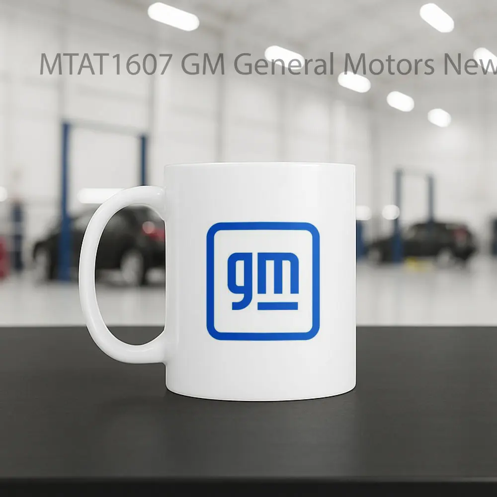 GM General Motors New 2021 Years Logo Otomotif Mug - Sudut 2