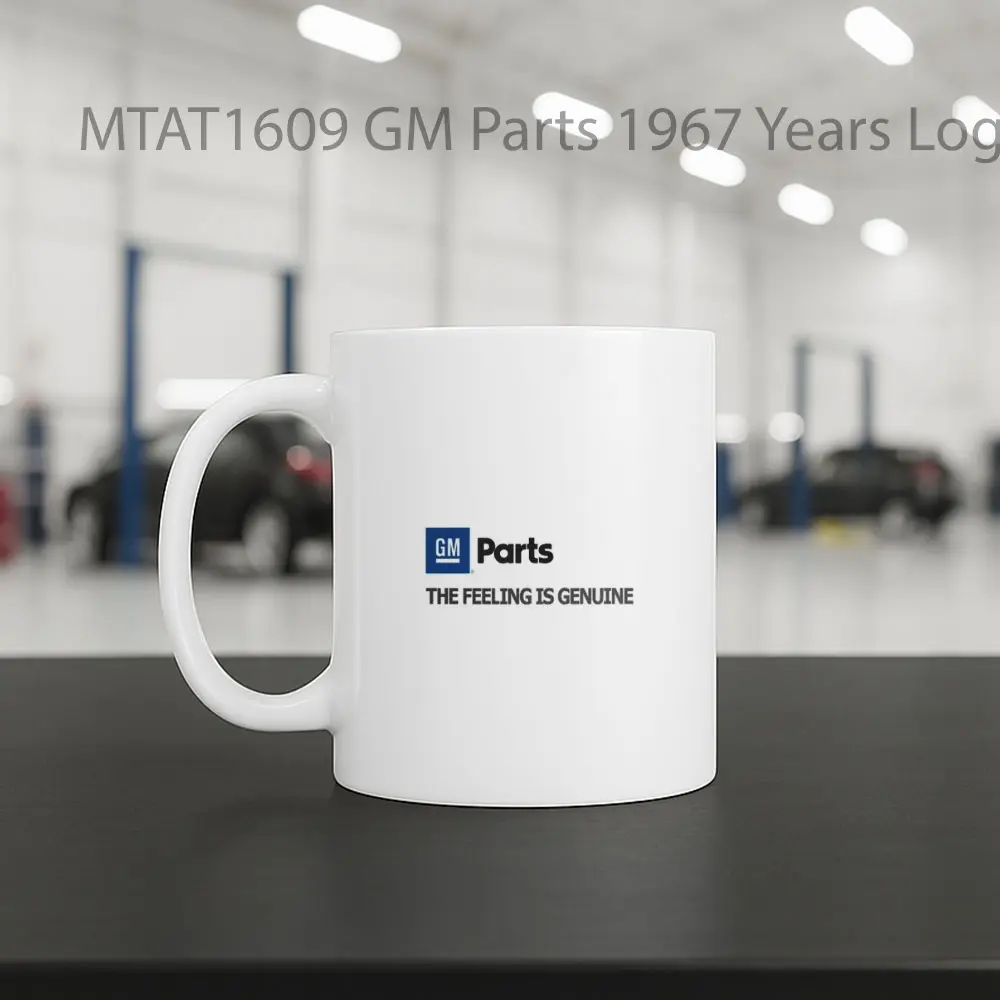 GM Parts 1967 Years Logo Otomotif Mug - Sudut 2