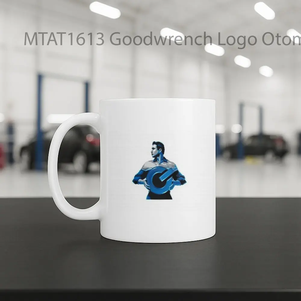 Goodwrench Logo Otomotif Mug - Sudut 2