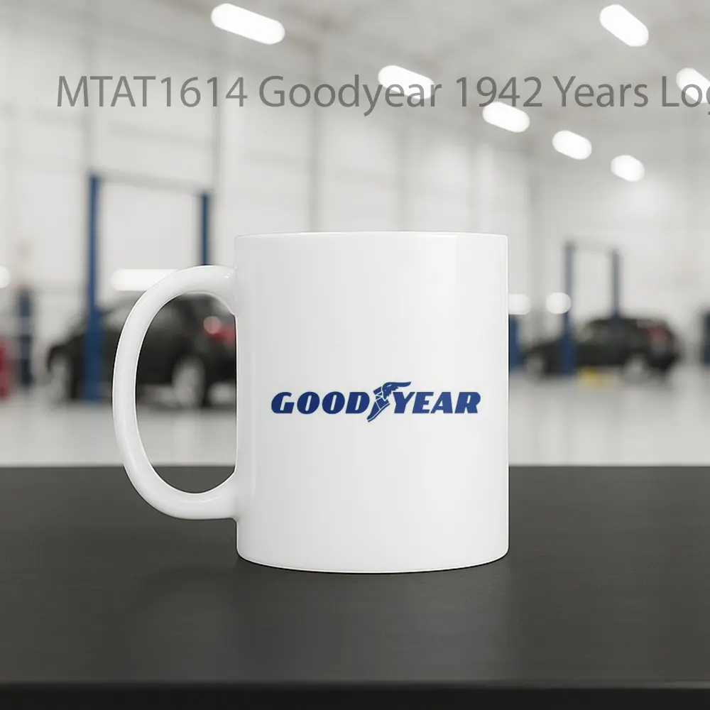 Goodyear 1942 Years Logo Otomotif Mug - Sudut 2