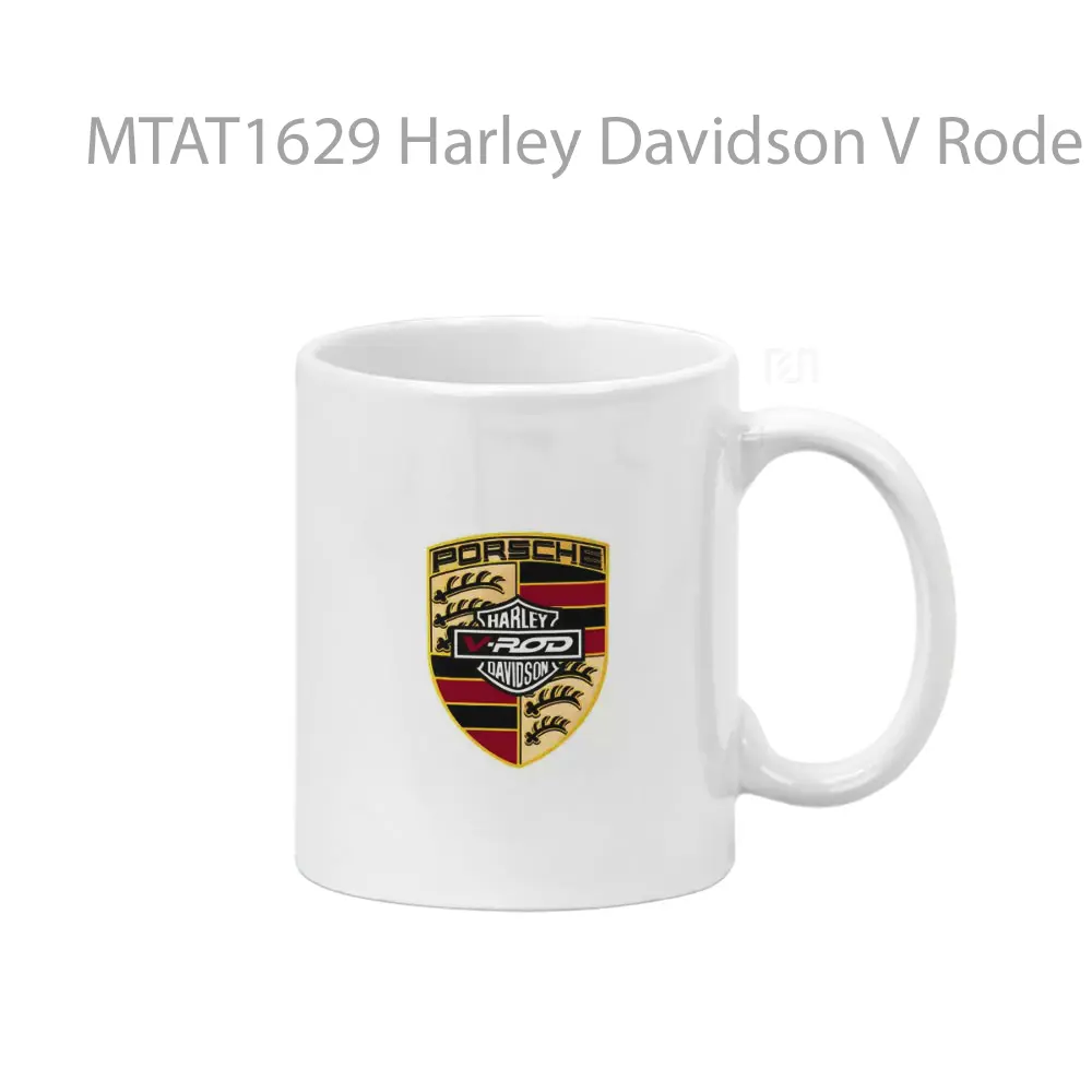 Harley Davidson V Rode Logo Otomotif Mug