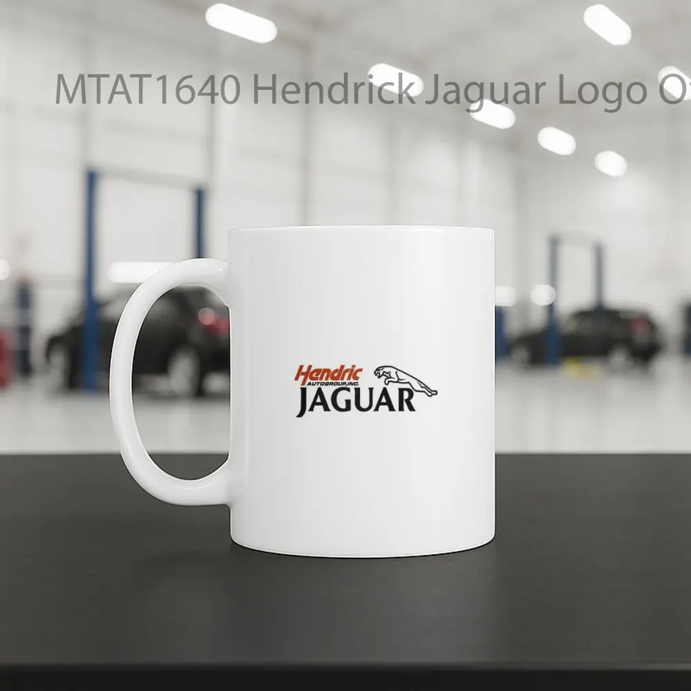 Hendrick Jaguar Logo Otomotif Mug - Sudut 2