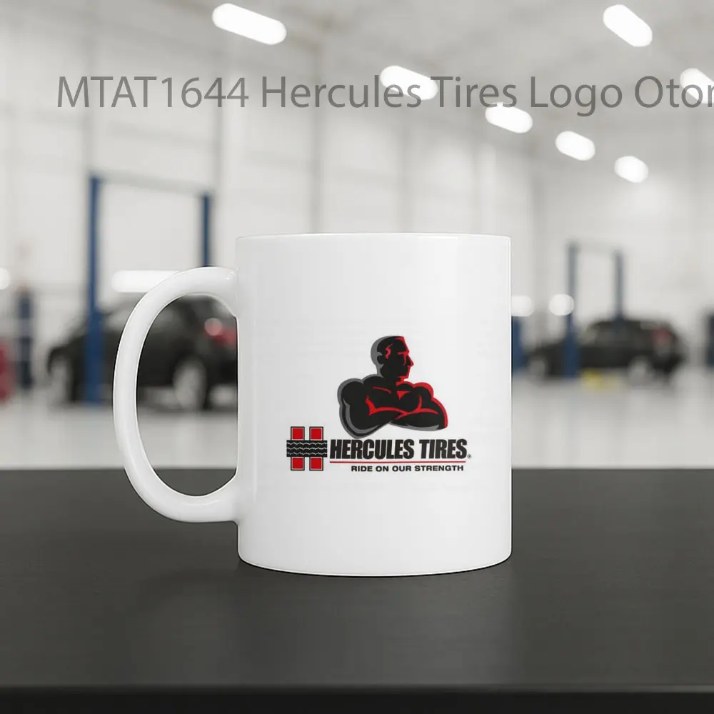Hercules Tires Logo Otomotif Mug - Sudut 2