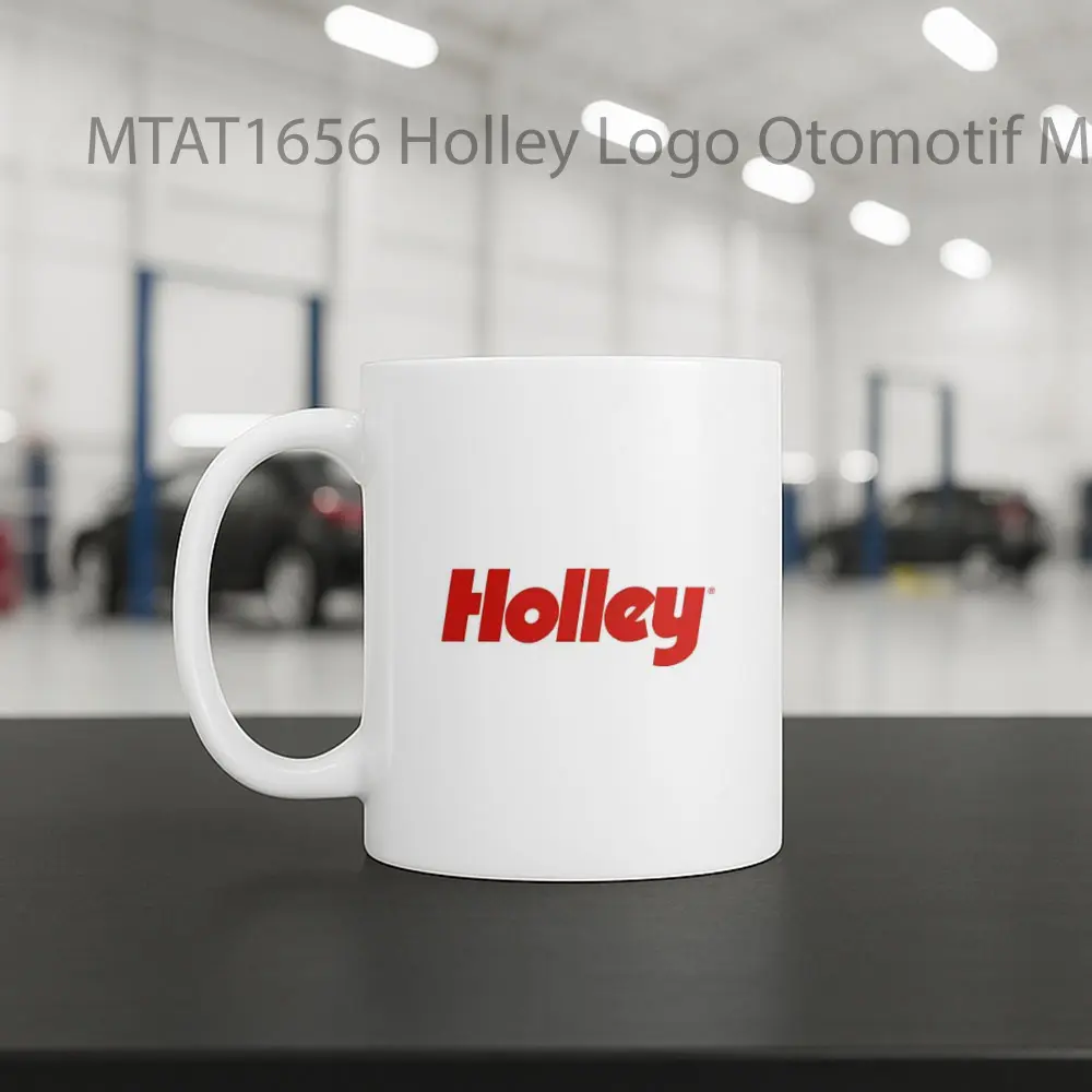 Holley Logo Otomotif Mug - Sudut 2