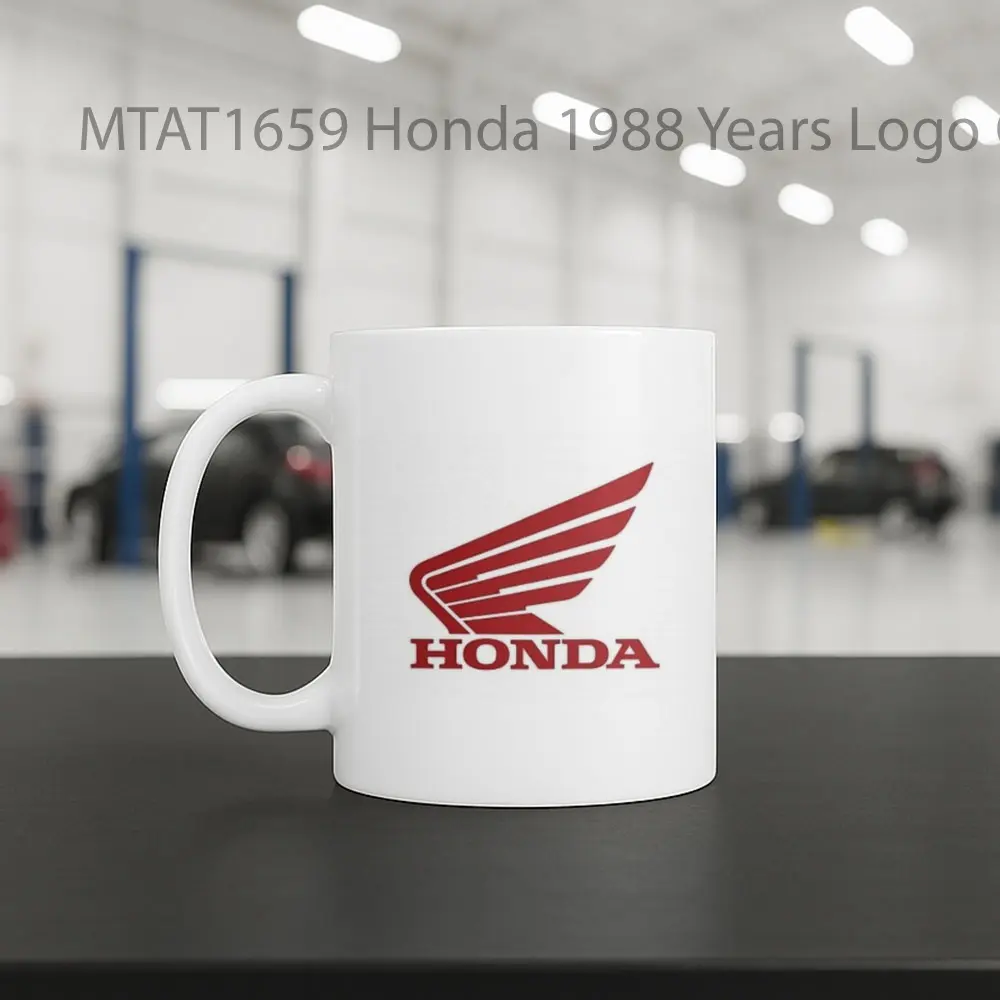 Honda 1988 Years Logo Otomotif Mug - Sudut 2