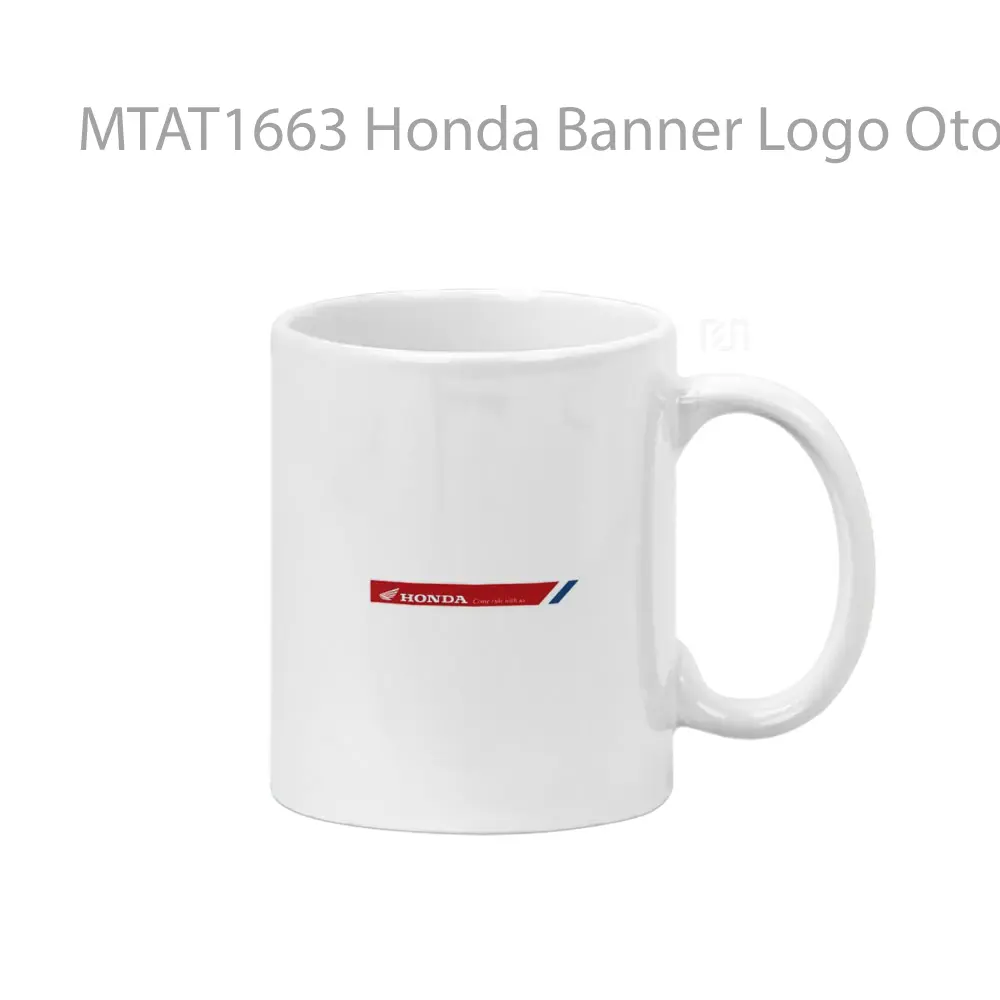 Honda Banner Logo Otomotif Mug