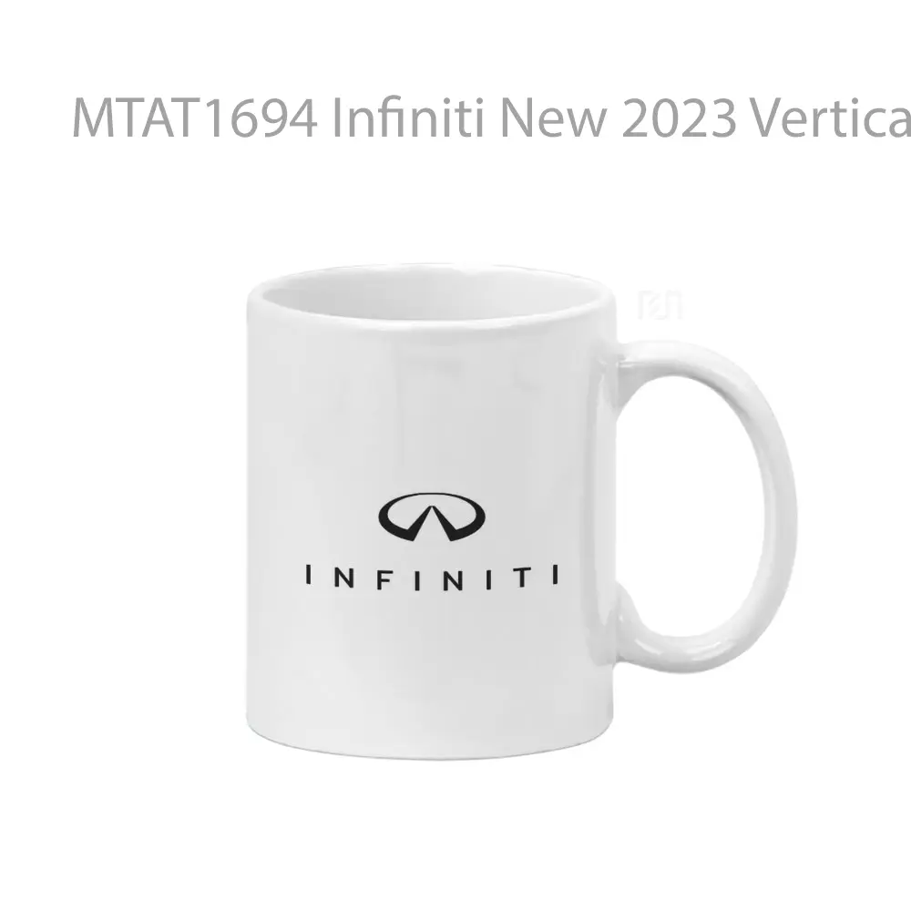 Infiniti New 2023 Vertical Logo Otomotif Mug