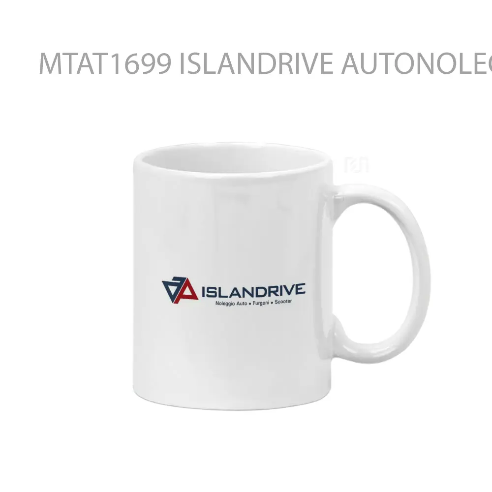 ISLANDRIVE AUTONOLEGGIO OLBIA SARDINIA CAR RENTAL Logo Otomotif Mug