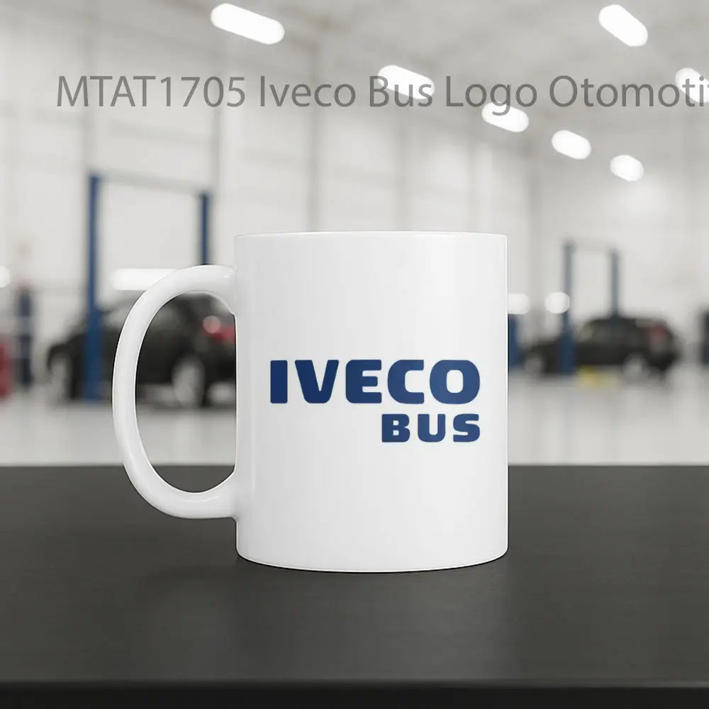 Iveco Bus Logo Otomotif Mug - Sudut 2