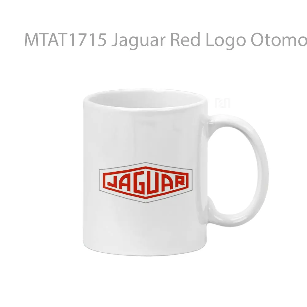 Jaguar Red Logo Otomotif Mug