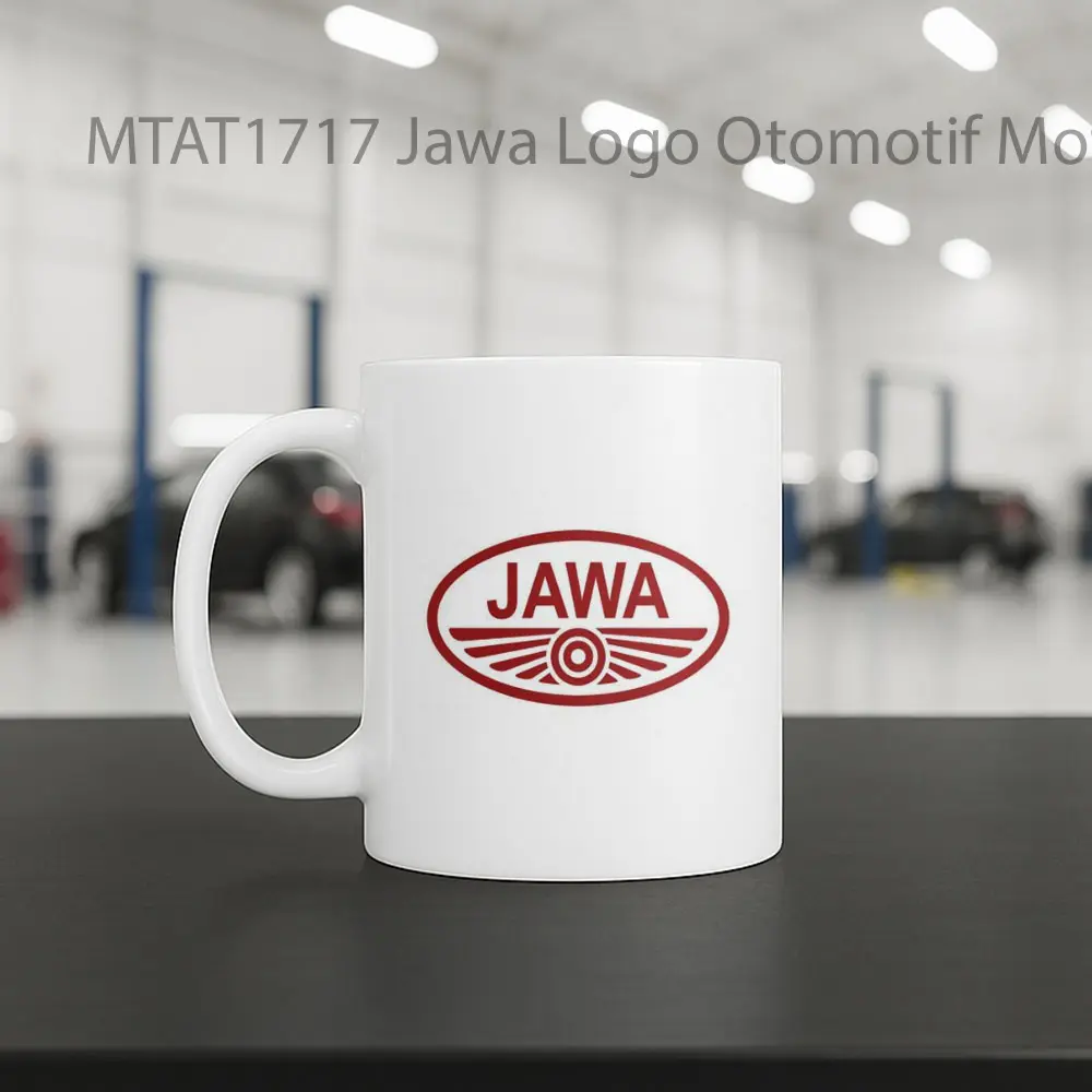 Jawa Logo Otomotif Mug - Sudut 2