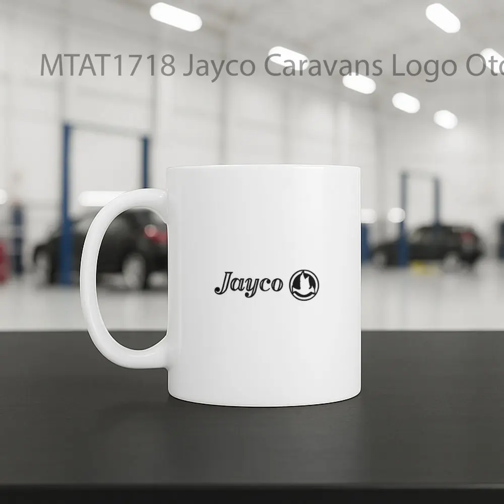 Jayco Caravans Logo Otomotif Mug - Sudut 2