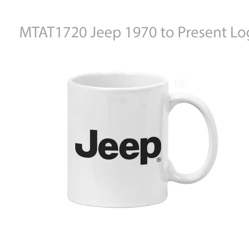 Jeep 1970 to Present Logo Otomotif Mug