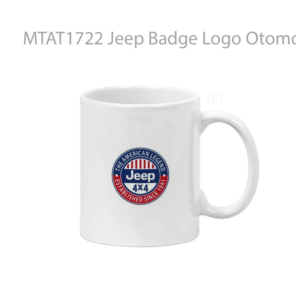 Jeep Badge Logo Otomotif Mug
