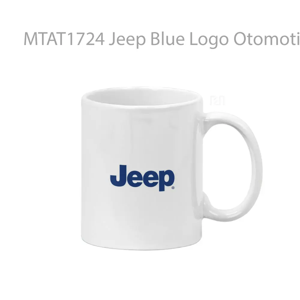 Jeep Blue Logo Otomotif Mug