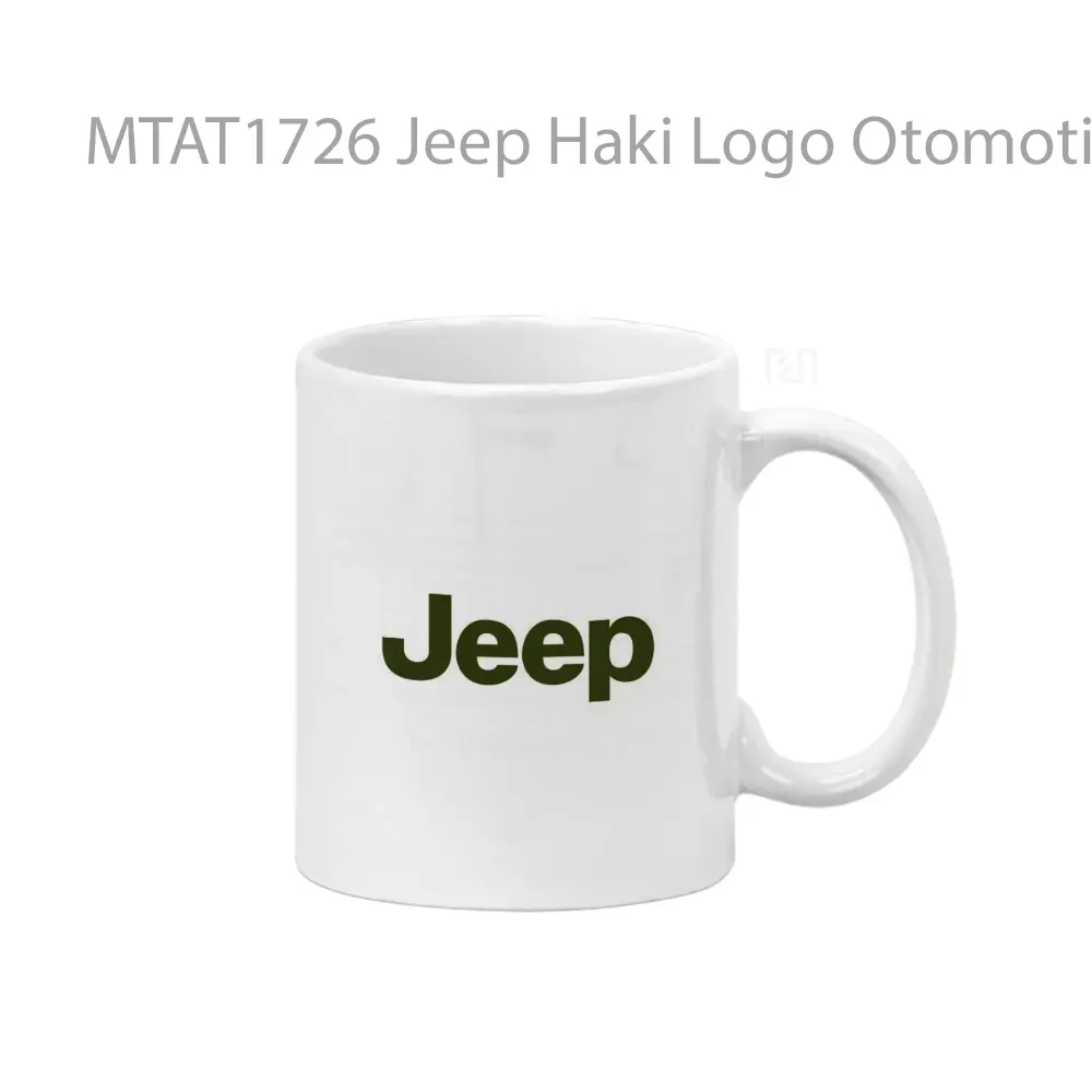 Jeep Haki Logo Otomotif Mug