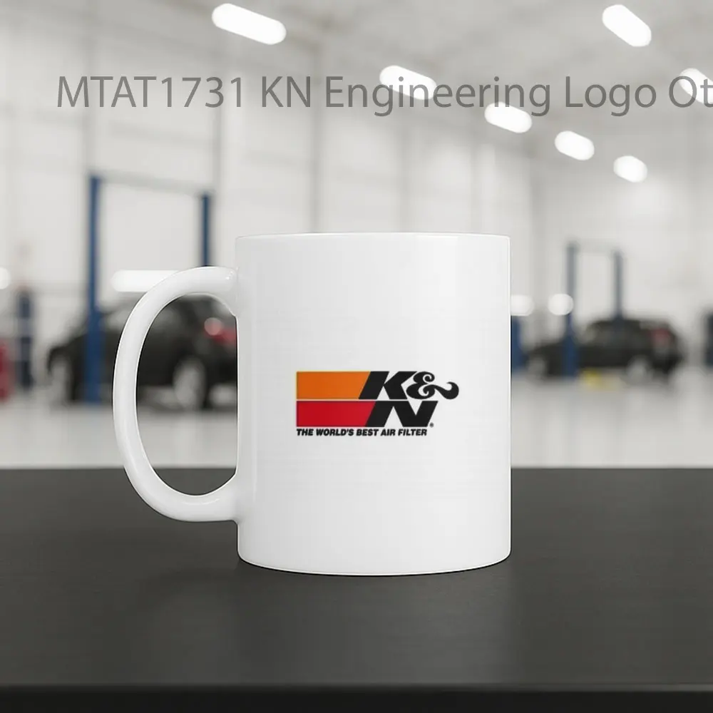 KN Engineering Logo Otomotif Mug - Sudut 2