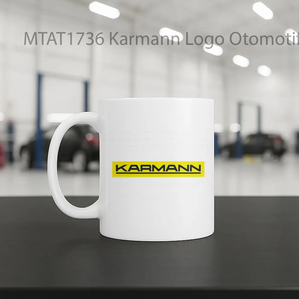 Karmann Logo Otomotif Mug - Sudut 2
