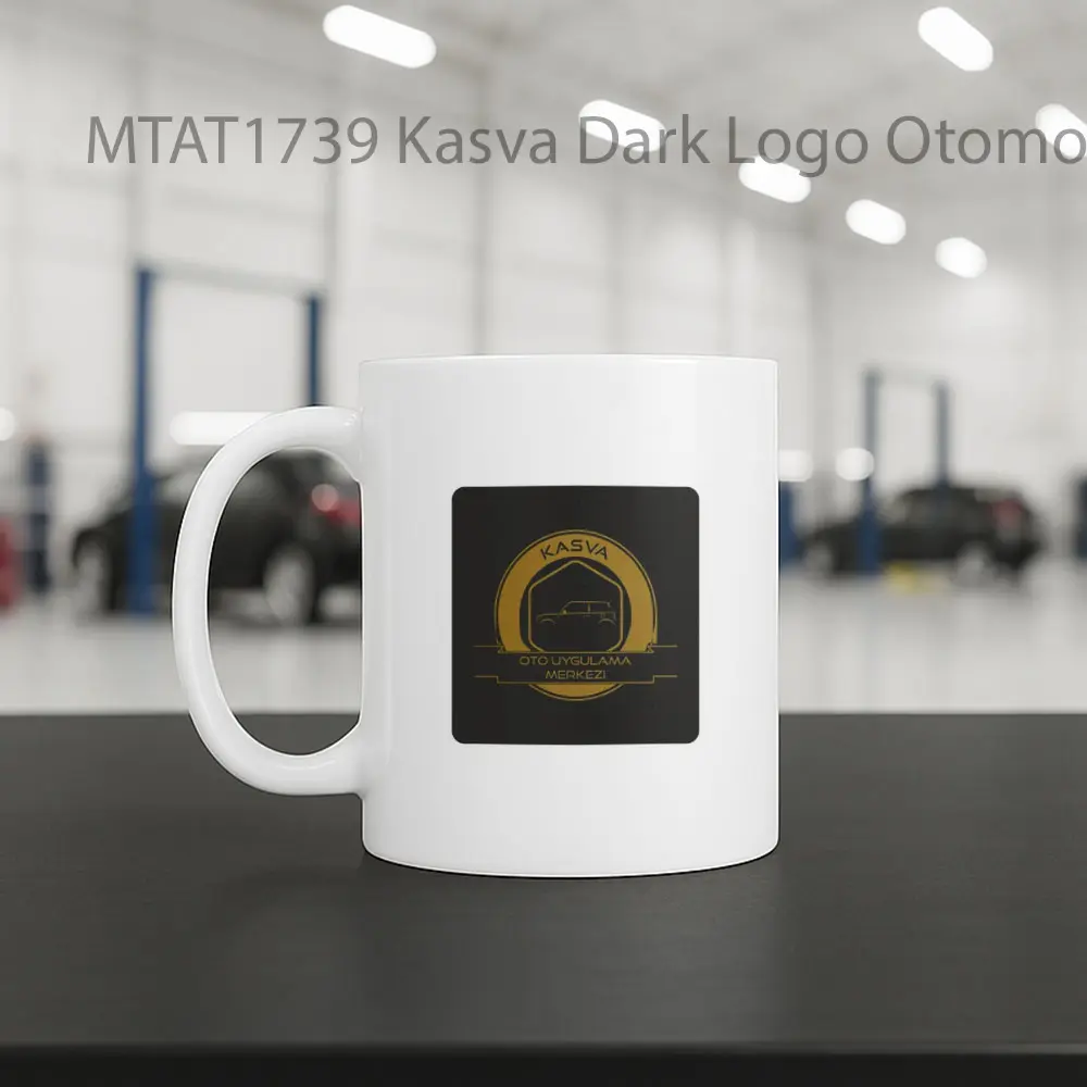Kasva Dark Logo Otomotif Mug - Sudut 2