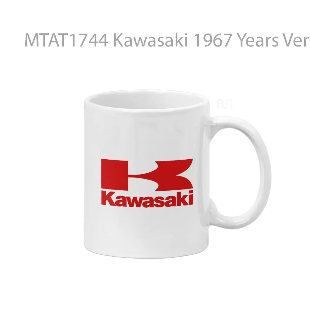 Kawasaki 1967 Years Vertical Logo Otomotif Mug