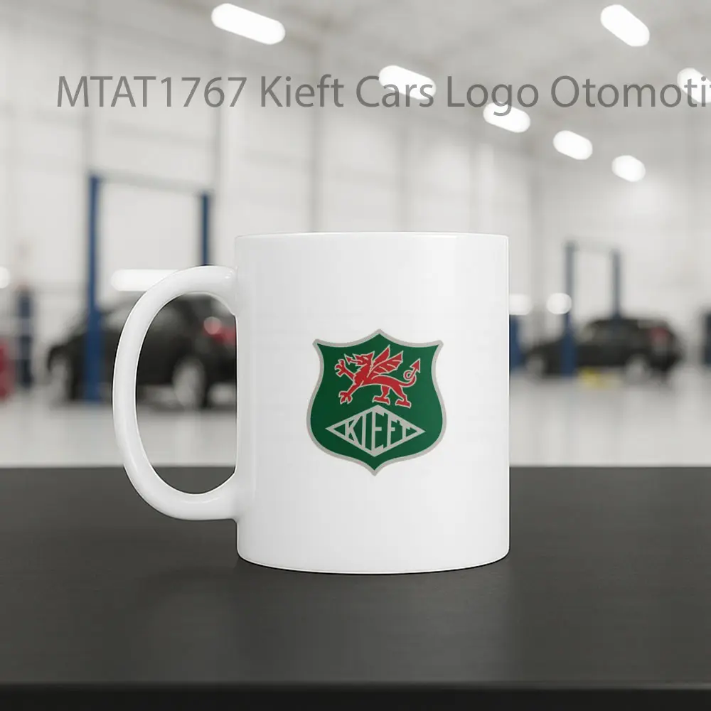 Kieft Cars Logo Otomotif Mug - Sudut 2