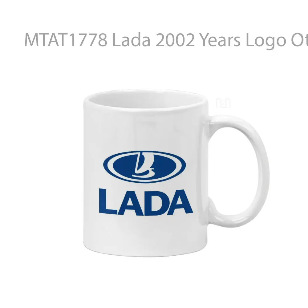 Lada 2002 Years Logo Otomotif Mug