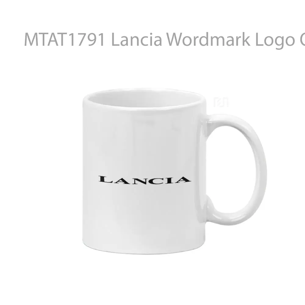 Lancia Wordmark Logo Otomotif Mug