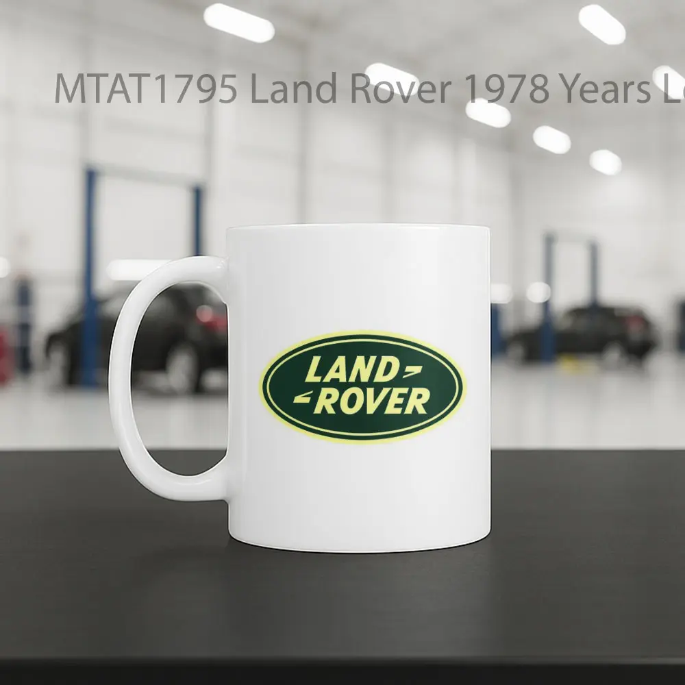 Land Rover 1978 Years Logo Otomotif Mug - Sudut 2
