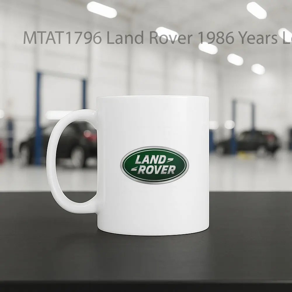Land Rover 1986 Years Logo Otomotif Mug - Sudut 2