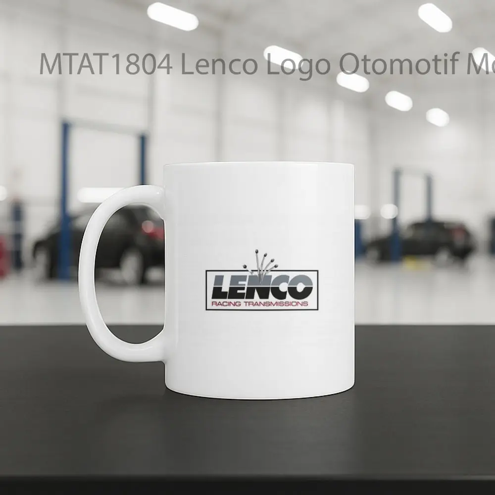 Lenco Logo Otomotif Mug - Sudut 2