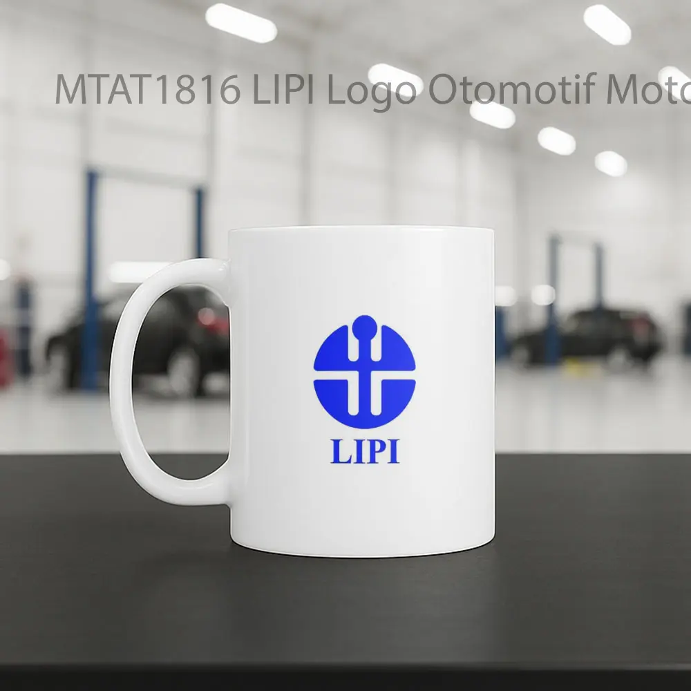 LIPI Logo Otomotif Mug - Sudut 2