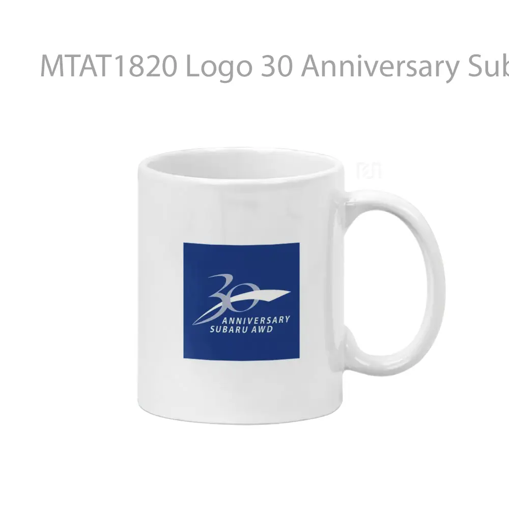 Logo 30 Anniversary Subaru AWD Logo Otomotif Mug