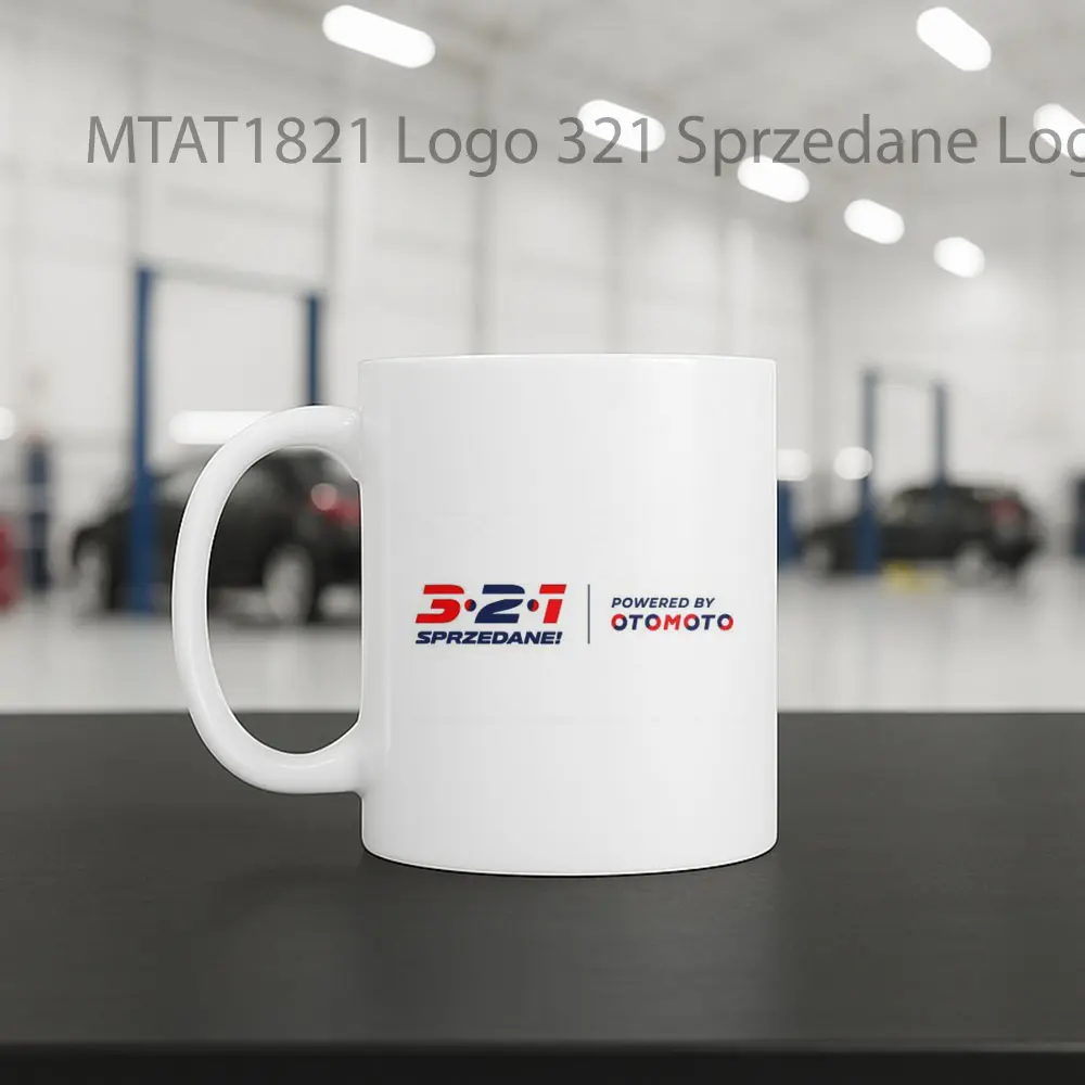 Logo 321 Sprzedane Logo Otomotif Mug - Sudut 2