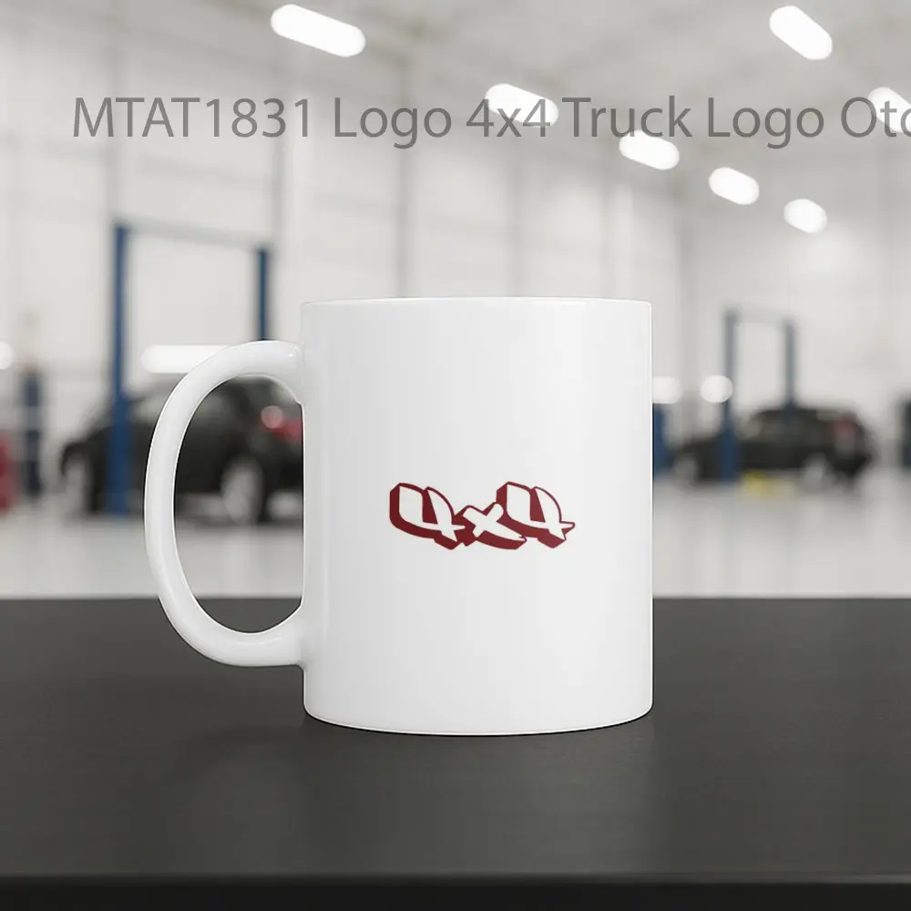 Logo 4x4 Truck Logo Otomotif Mug - Sudut 2