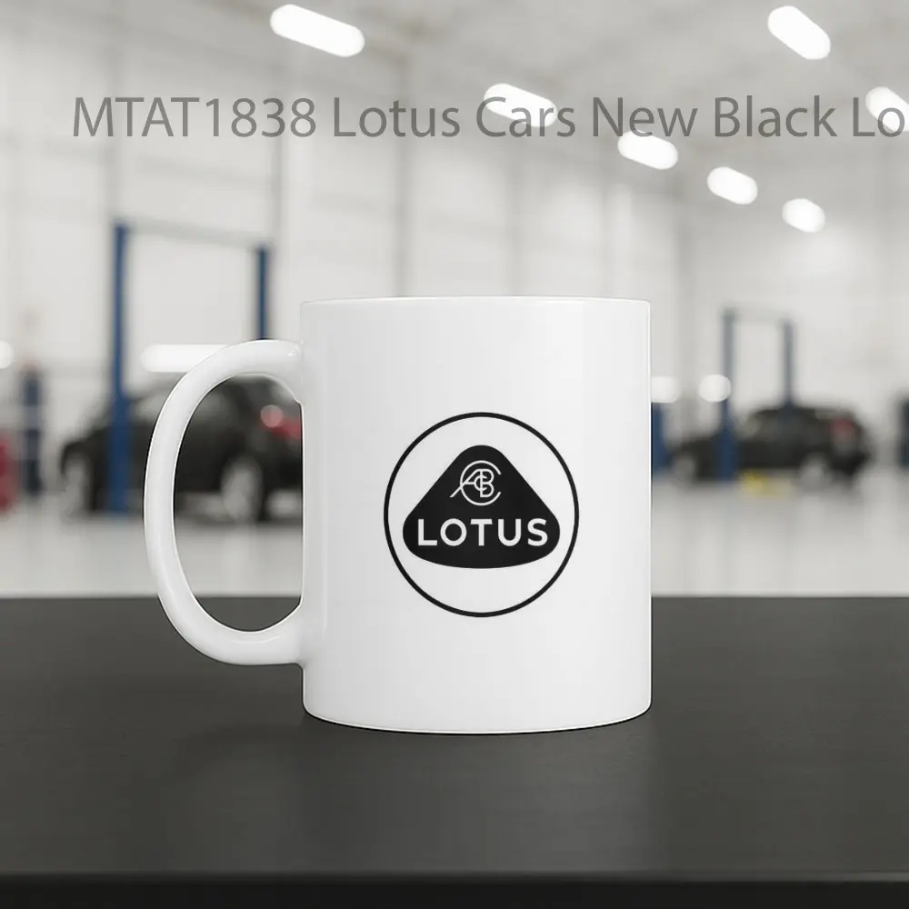Lotus Cars New Black Logo Otomotif Mug - Sudut 2