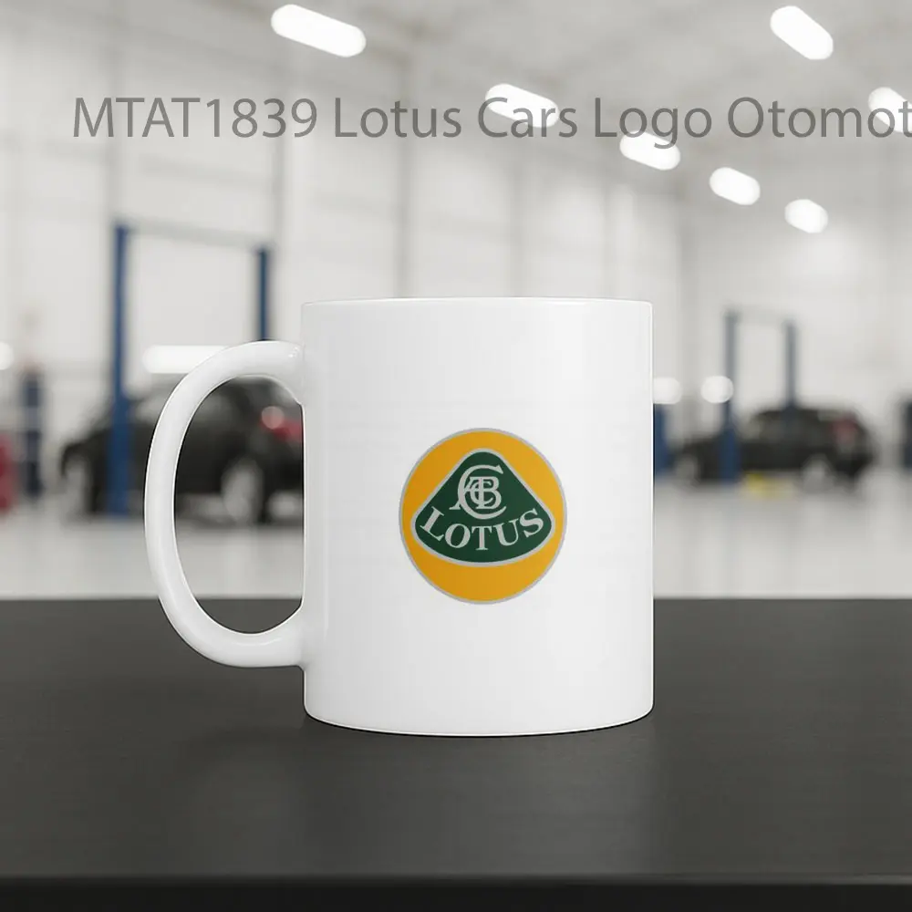 Lotus Cars Logo Otomotif Mug - Sudut 2