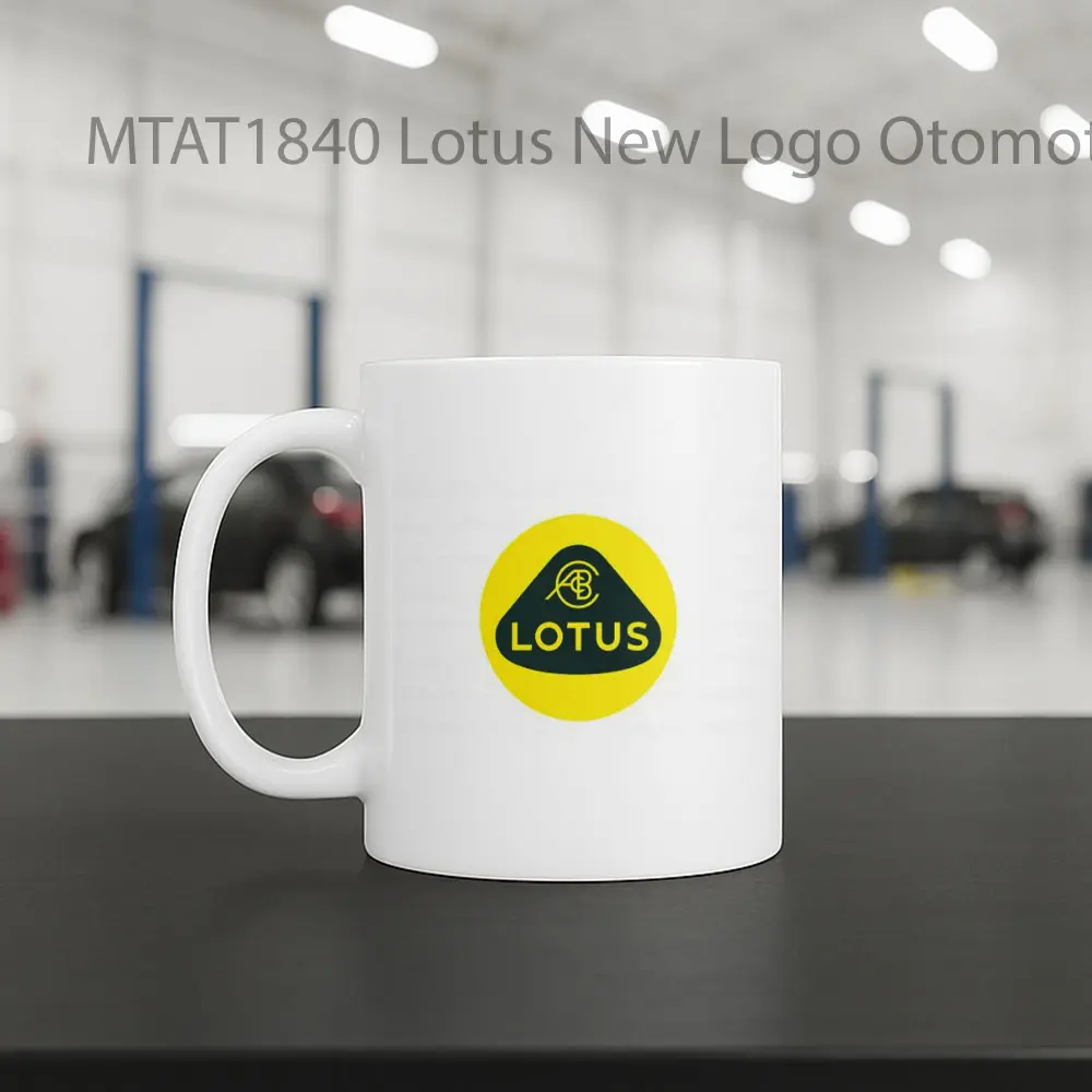 Lotus New Logo Otomotif Mug - Sudut 2