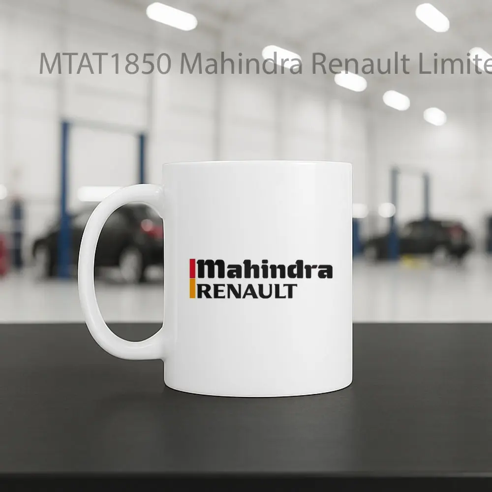 Mahindra Renault Limited Logo Otomotif Mug - Sudut 2