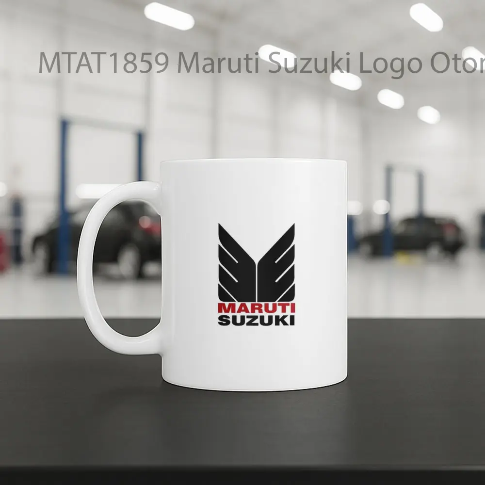 Maruti Suzuki Logo Otomotif Mug - Sudut 2