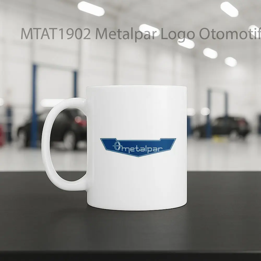 Metalpar Logo Otomotif Mug - Sudut 2