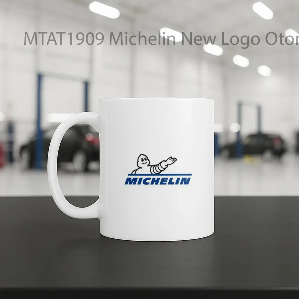 Michelin New Logo Otomotif Mug - Sudut 2