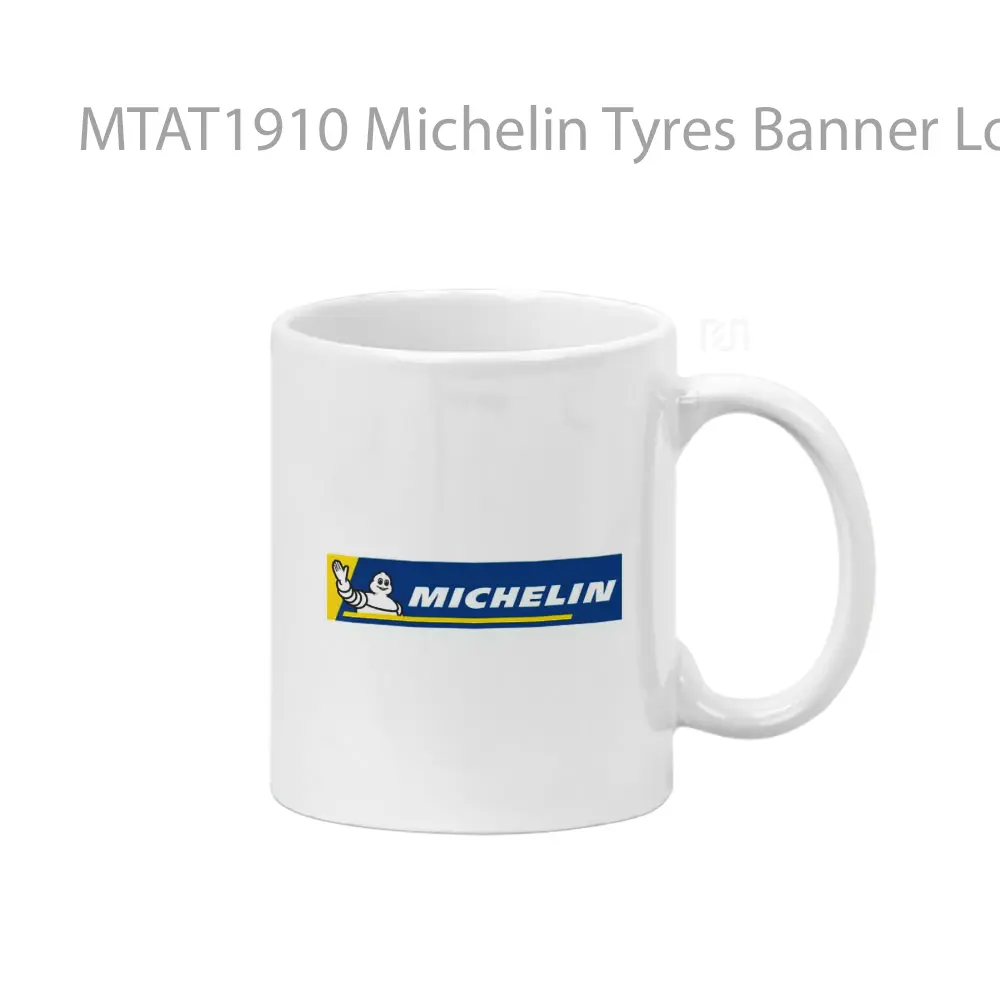 Michelin Tyres Banner Logo Otomotif Mug