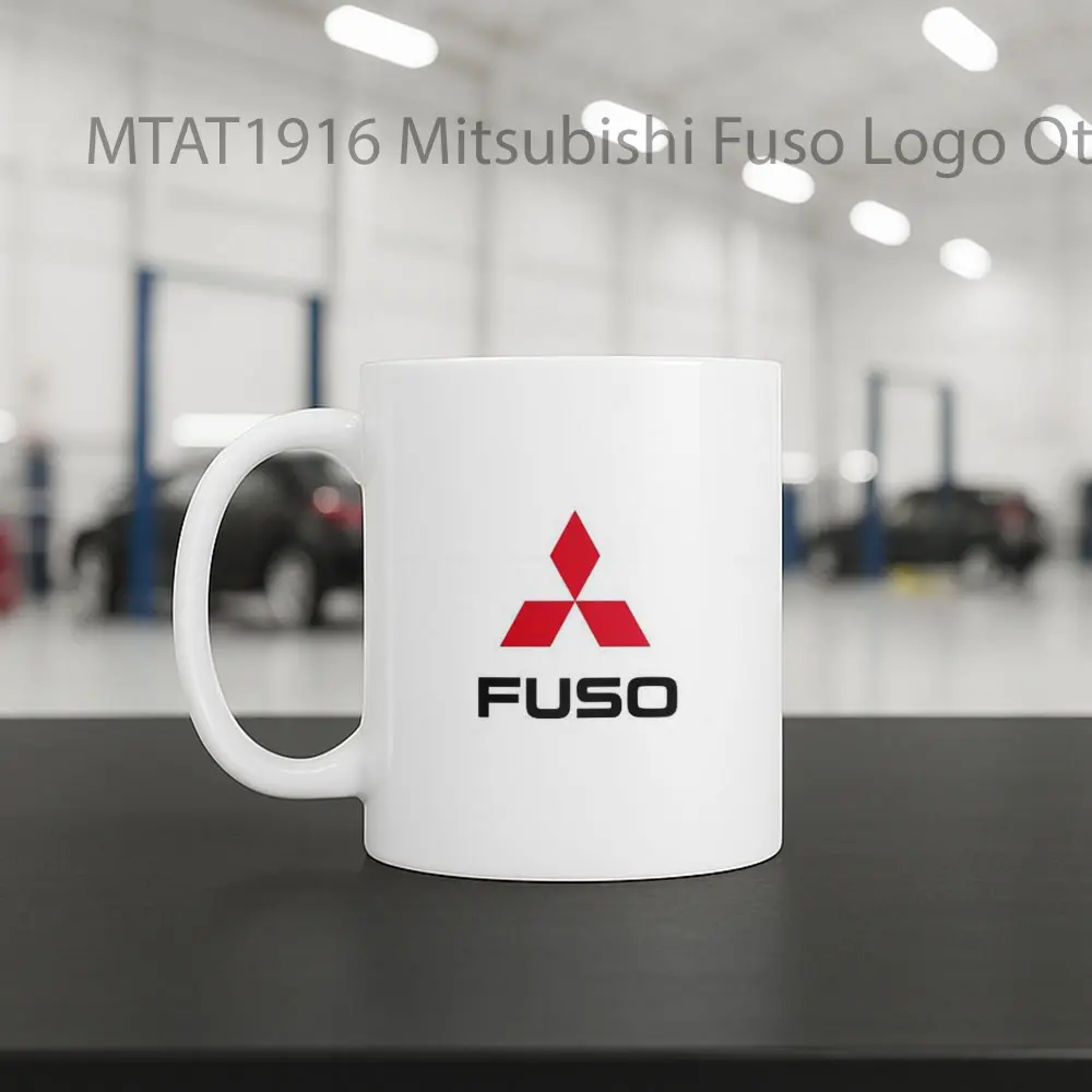 Mitsubishi Fuso Logo Otomotif Mug - Sudut 2
