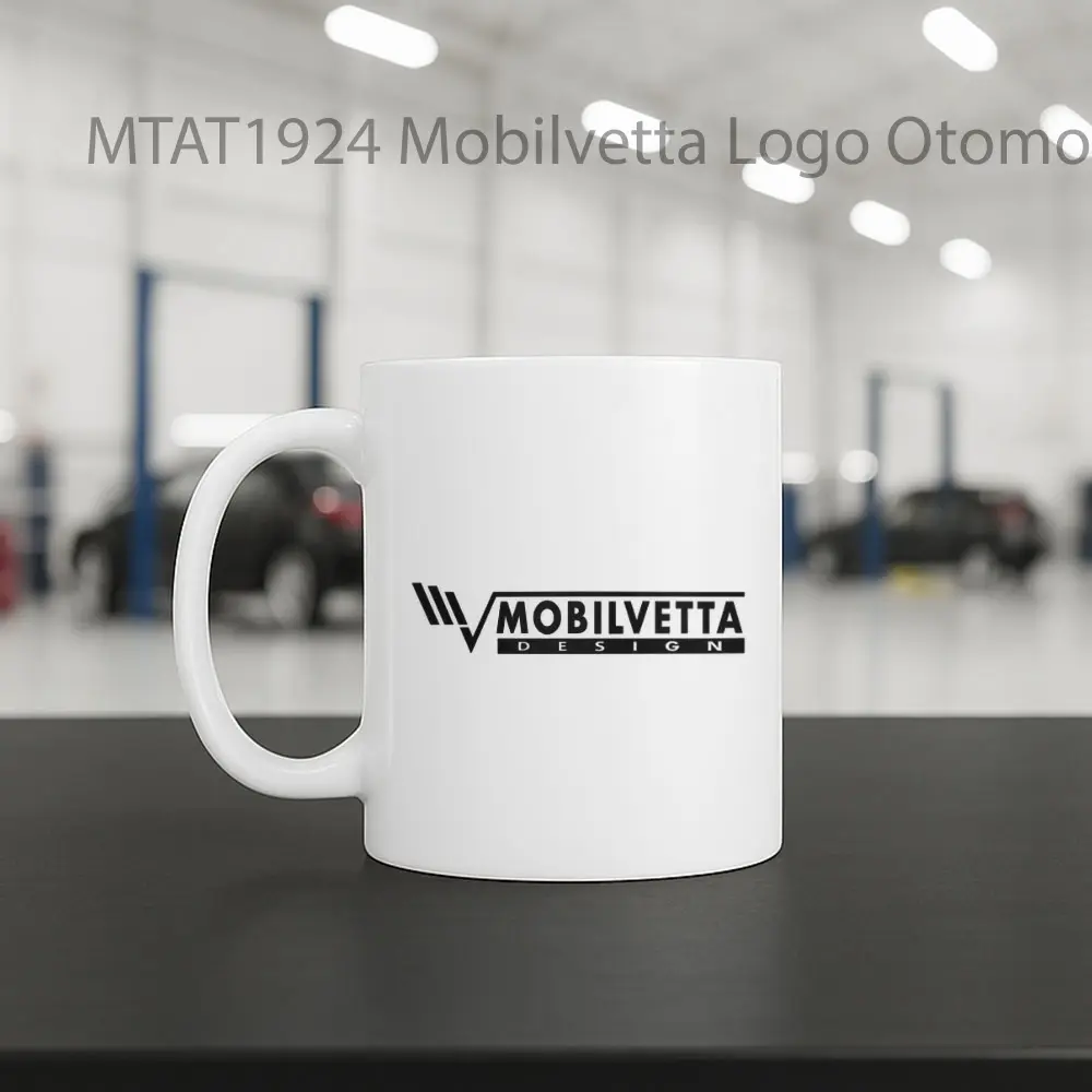 Mobilvetta Logo Otomotif Mug - Sudut 2