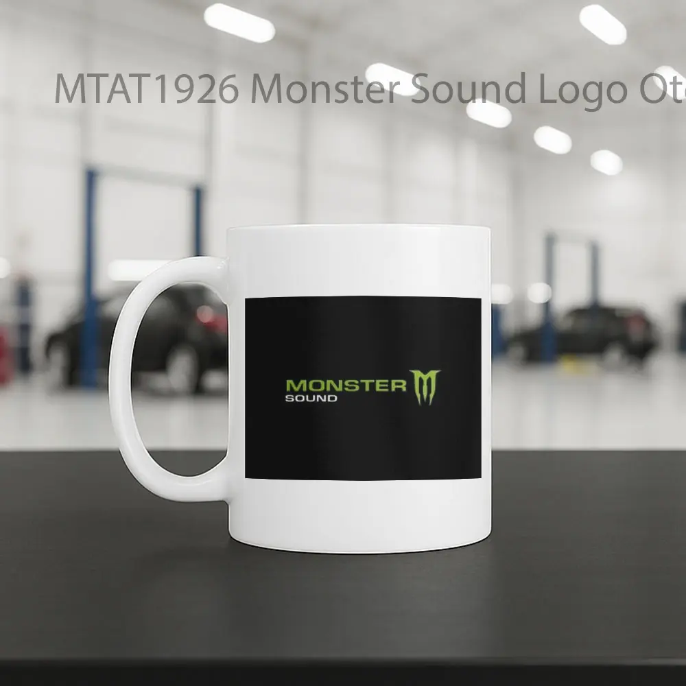 Monster Sound Logo Otomotif Mug - Sudut 2