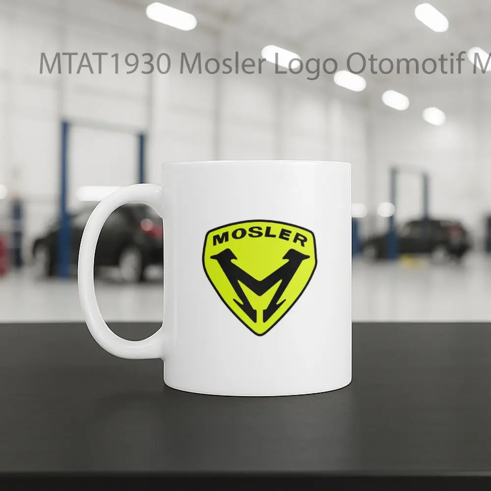 Mosler Logo Otomotif Mug - Sudut 2