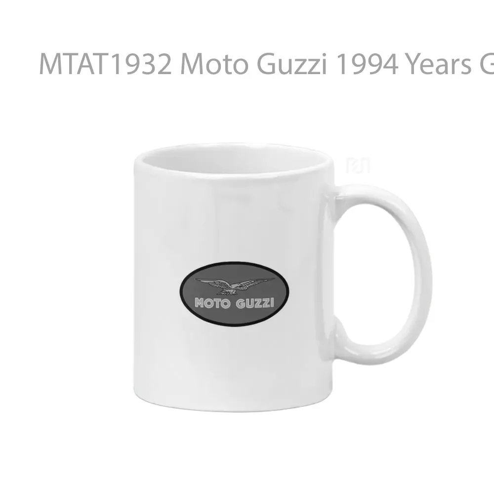 Moto Guzzi 1994 Years Grey Logo Otomotif Mug
