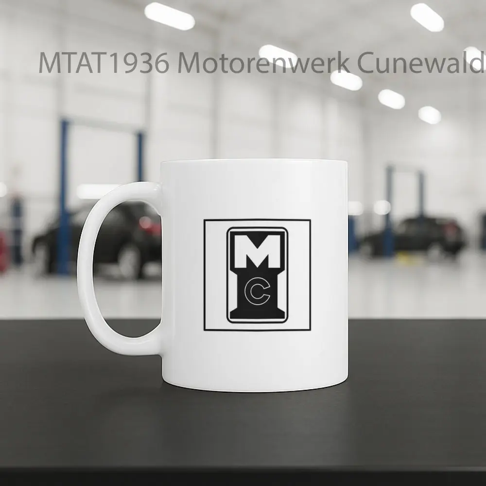 Motorenwerk Cunewalde VEB Logo Otomotif Mug - Sudut 2