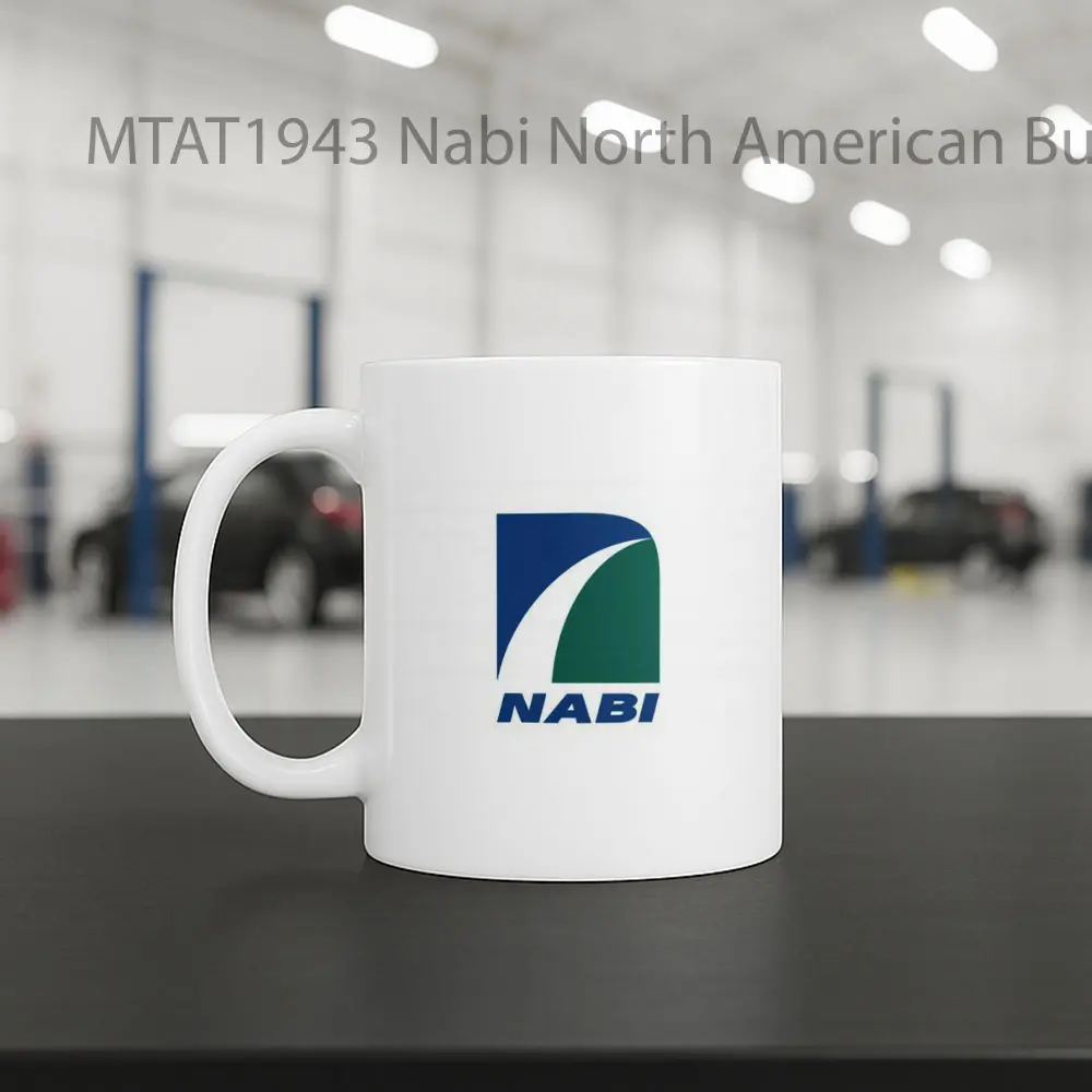 Nabi North American Bus Industries Logo Otomotif Mug - Sudut 2