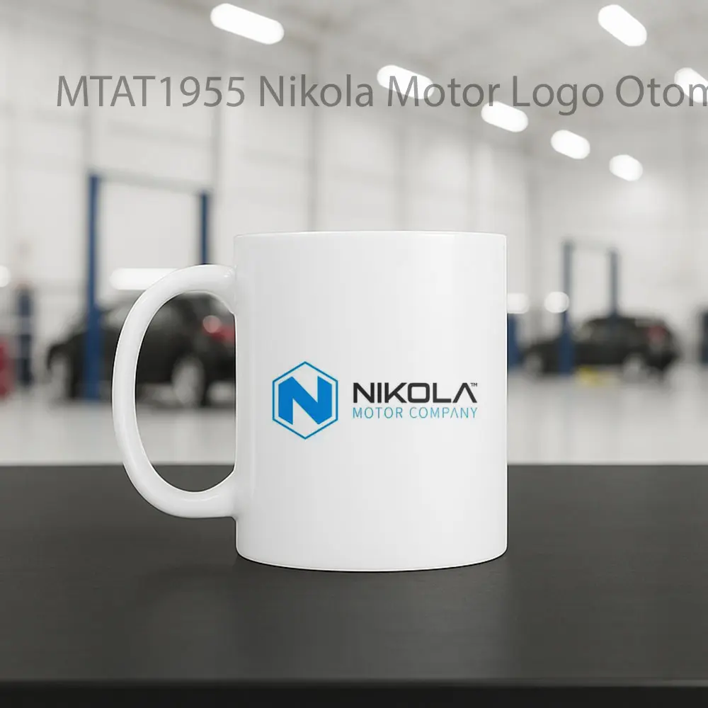 Nikola Motor Logo Otomotif Mug - Sudut 2